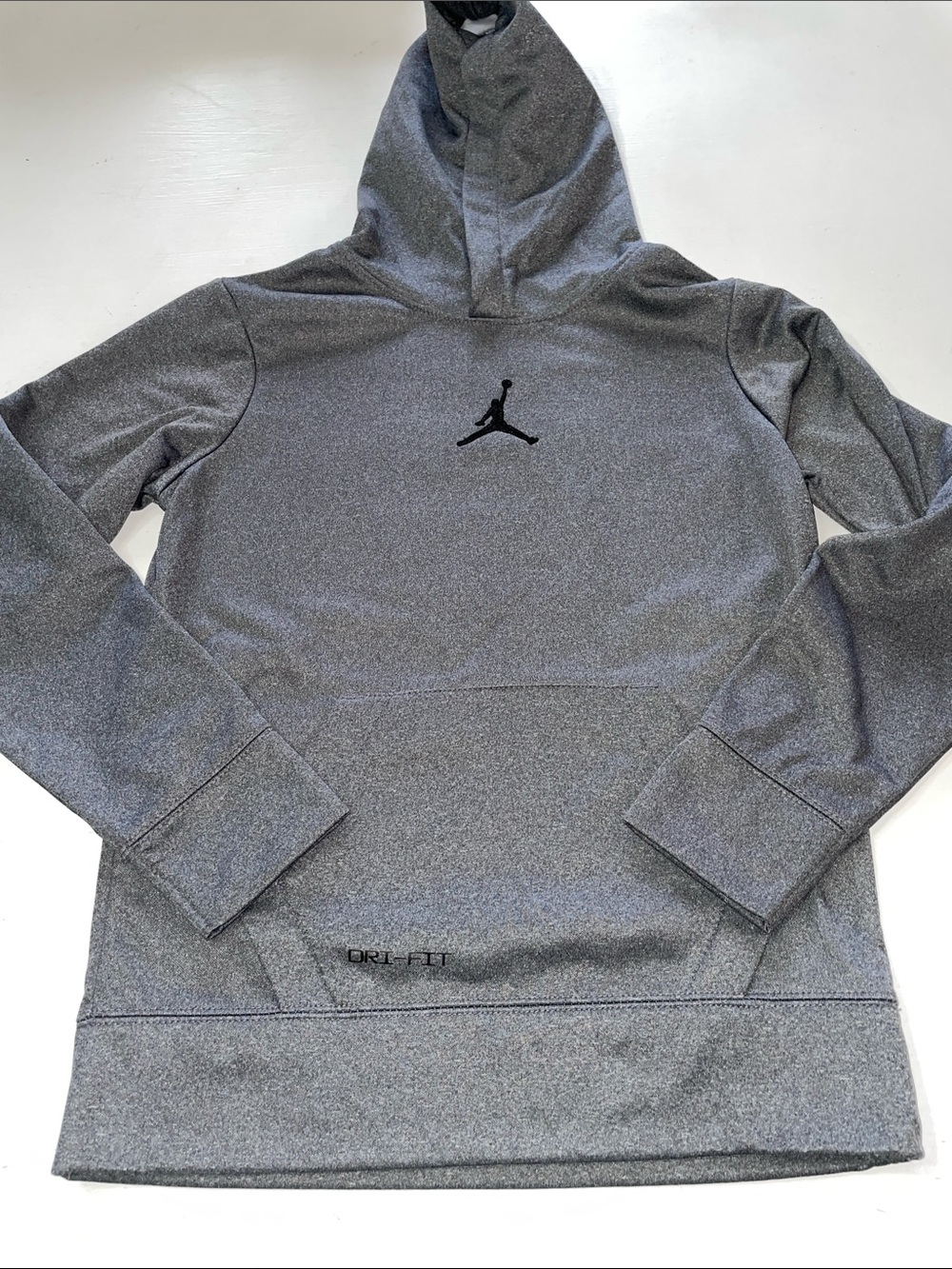 Nike Dri-fit Jordan gray hoodie size 10-12